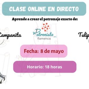 Curso patronaje Campanita y Tulipán (versión feria y romería)